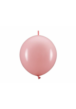 Balony z łącznikiem jasno różowe 33cm 20szt