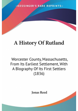 A History Of Rutland