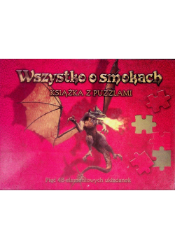 Wszystko o smokach, książka z puzzlami
