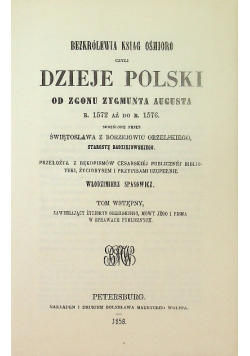 Bezkrólewia Ksiąg Ośmioro czyli dzieje Polski