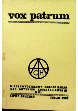 Vox Patrum 1982