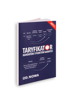 Taryfikator mandatów i punktów karnych 2021
