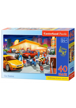 Puzzle Castorland 40 elementów Stacja paliw