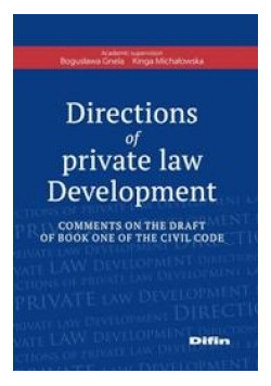 Directions of private law Development