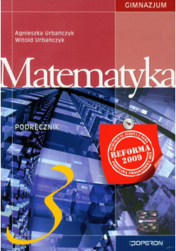 Matematyka 3 podręcznik: Gimnazjum
