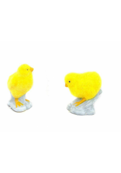Kurczak flokowany na ceramicznej podstawce