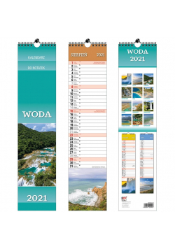 Kalendarz 2021 13 Plansz Paskowy - Woda EV-CORP