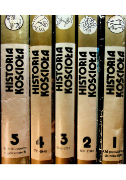 Historia kościoła 5 tomów