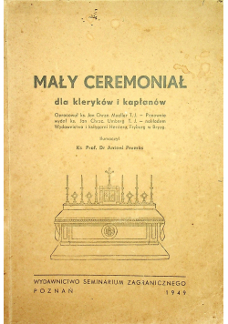 Mały ceremoniał dla kleryków i kapłanów 1949 r.