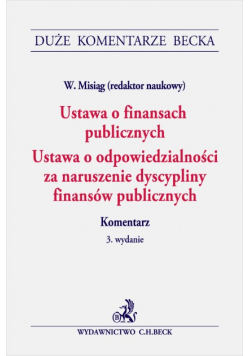 Misiąg ustawa o finansach publicznych ustawa o odpowiedzialności za naruszenie dyscypliny finansów publicznych
