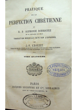 Pratique de la Perfection chretirnne 1863r