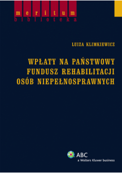 Wpłaty na państwowy fundusz rehabilitacji osób niepełnosprawnych