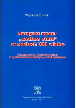 Nordycki model "welfare state" w realiach XXI w.