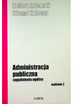 Administracja publiczna zagadnienia ogólne