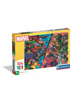Puzzle 104 Super kolor Marvel 25061