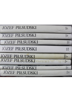 Pisma zbiorowe Józefa Piłsudskiego 8 tomów 1937 r