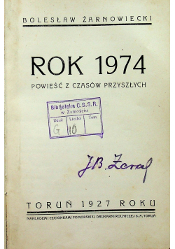 Żarnowiecki  Rok 1974