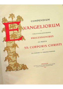 Compedium Evangeliorum 1909 r