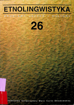 Etnolingwistyka tom 26