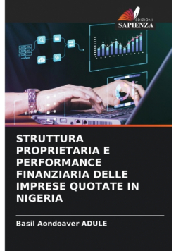 Struttura Proprietaria E Performance Finanziaria Delle Imprese Quotate In Nigeria