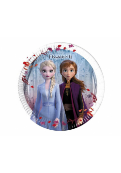 Talerzyki papierowe Frozen 2 Disney 20cm 8szt
