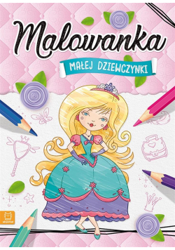 Malowanka małej dziewczynki