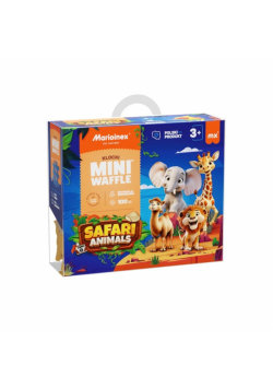 Mini Waffle 100el Animals Safari