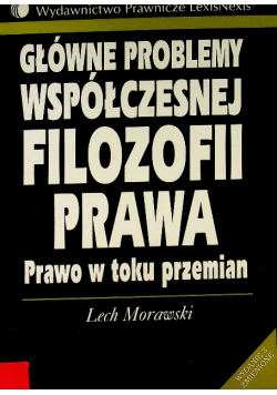 Główne problemy współczesnej filozofii prawa