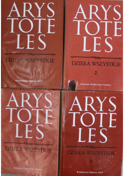 Arystoteles Dzieła Wszystkie 4 Tomy