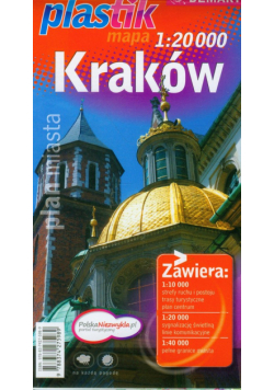 Kraków plan miasta 1:20 000