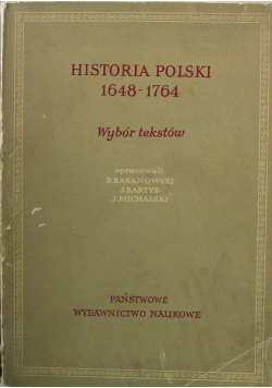 Historia Polski 1648 - 1764