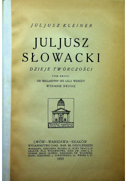 Juljusz Słowacki 1923 r.