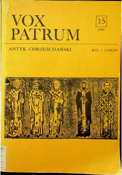 Vox Patrum Antyk Chrześcijański 15