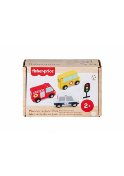 Fisher Price Samochody drewniane