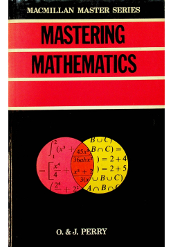 Mastering mathematics