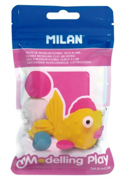 Modelina AIR-DRY samoutwardzalna 100g różowa MILAN