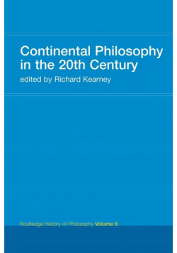 Continental Philosophy in the 20th Century