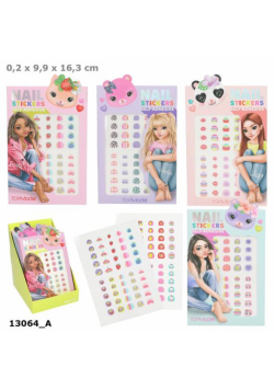 Naklejki na paznokcie Top Model BEAUTY&ME 1szt.mix 13064A