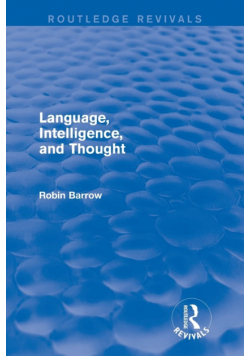 Language, Intelligence, and Thought