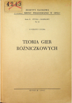 Teoria gier różniczkowych