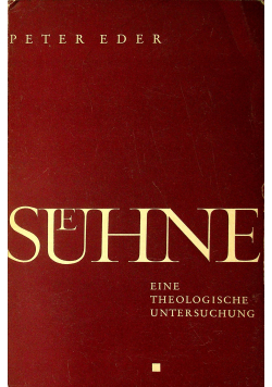 Suhne eine teologische untersuchung