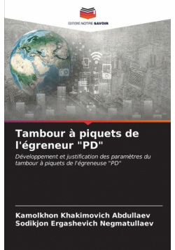 Tambour à piquets de l'égreneur "PD"