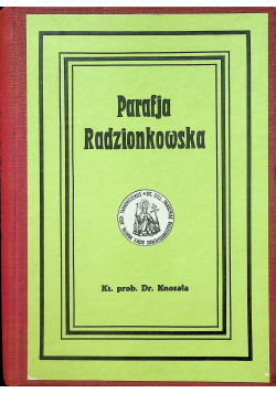 Parafia Radzionkowska Reprint z 1926 r