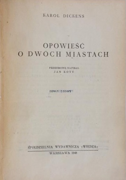 Opowieść o dwóch miastach 1948 r