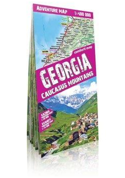 Adventure map Gruzja/Georgia 1:400 000 mapa