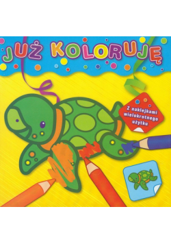 Już koloruję Żółwik żółta
