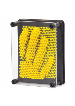 Plastikowy Pin Art żółty