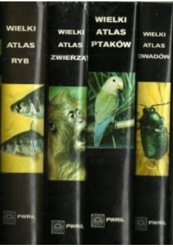 Wielki Atlas Ptaków Ryb Zwierząt Owadów   4 Tomy