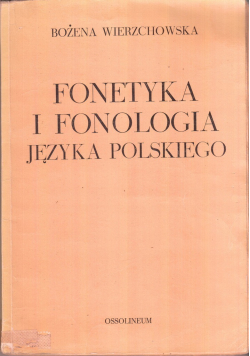 Fonetyka i Fonologia języka polskiego