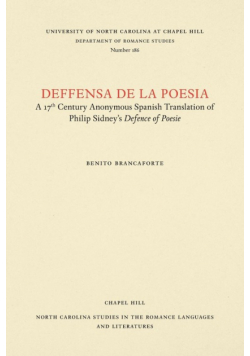 Deffensa de la poesia